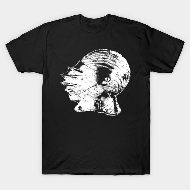 Distressed Medieval Helmet T-Shirt by MeatMan